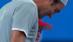 Roger Federer kümmerte sich rührend um das weinende Mädchen