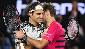 Roger Federer konnte sich gegen Stan Wawrinka durchsetzen
