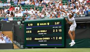 Wimbledon 2019: Erstrunden-Aus! "Mein Selbstvertrauen ist gerade weniger als Null", sagte Zverev nach seiner Pleite gegen den Tschechen Jiri Vesely und machte anschließend seinem Manager Patricio Apey Vorwürfe.