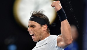 Emotionen pur - Rafael Nadal pusht sich wieder zu neuen Höhen.