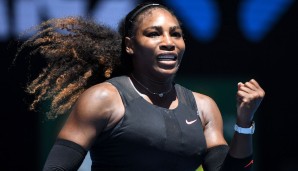 Serena Williams ist in Melbourne richtig in Fahrt.