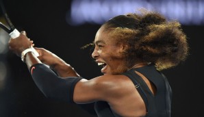 Serena Williams war der Wille zum Sieg des Australian-Open-Finals von Beginn weg anzusehen.