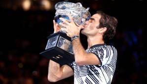Platz 10: Roger Federer (Schweiz) - Australian Open: 6 Titel (2004, 2006, 2007, 2010, 2017, 2018)