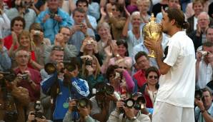 Platz 4: Roger Federer (Schweiz) - Wimbledon: 8 Titel (2003-2007, 2009, 2012, 2017)