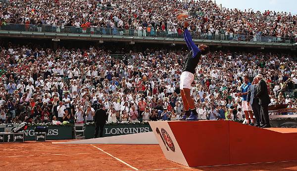 Platz 1: Rafael Nadal (Spanien) - French Open: 13 Titel (2005-2008, 2010-14, 2017-2020)