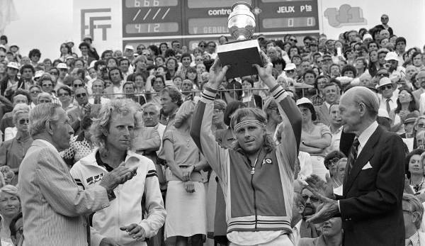 Platz 10: Björn Borg (Schweden) - French Open: 6 Titel (1974, 1975, 1978-81)