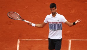 Novak Djokovic musste gegen den Argentinier Schwartzman über fünf Sätze gehen