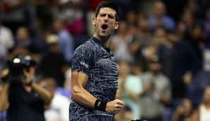 Novak Djokovic steht im Halbfinale der US Open.