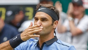 Für seine Fans, seine Familie, sein Team - Roger Federer gewinnt in Halle