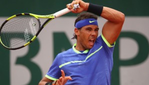Rafael Nadal macht mit seiner Vorhandpeitsche aus dem Halbfeld nur selten Fehler