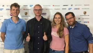 Unsere vier RADO-Blogger: Dominik Sharaf, Till Hahn, Chaleen Goehrke, Tjark Friesen