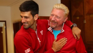 Die Chemie zwischen Boris Becker und Novak Djokovic stimmt auch nach der Trennung