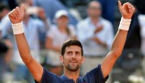 Novak Djokovic trotzte dem römischen Regen