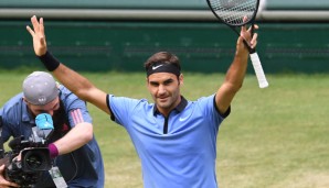 Roger Federer greift in Halle nach seinem neunten Titel