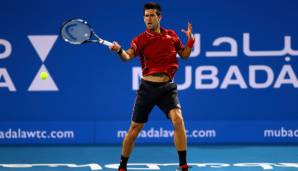 Novak Djokovic erreichte 2015 das Endspiel in Abu Dhabi
