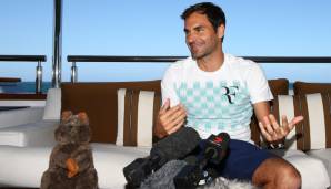 Roger Federer steht die Vorfreude auf die neue Saison ins Gesicht geschrieben