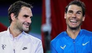 Roger Federer (l.) und Rafael Nadal (r.) haben gut lachen