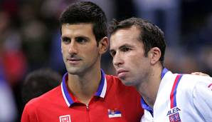 2013 noch im Davis Cup gegeneinander: Novak Djokovic und Radek Stepanek