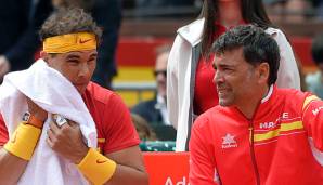 Was überlegen sich Rafael Nadal und Sergi Bruguera?