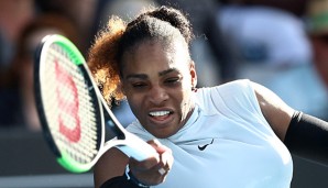 Serena Williams muss sich bis Melbourne noch steigern