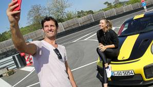 Mark Webber und Maria Sharapova in Stuttgart