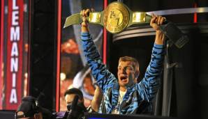 Gronk ist Champion! Ex-NFL-Star Rob Gronkowski fungierte bei WrestleMania nicht nur als Gastgeber, an Tag 2 pinnte er seinen Freund Mojo Rawley und holte sich den 24/7 Title!